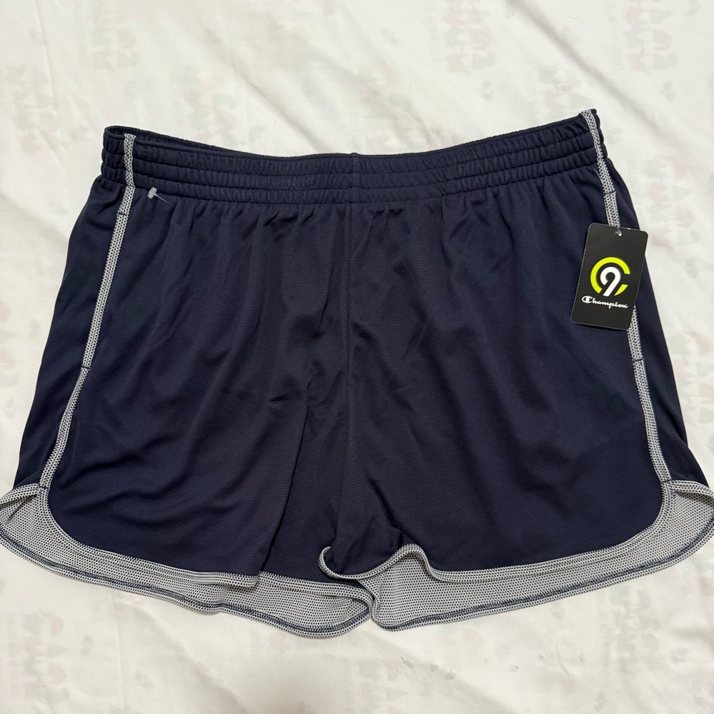NWT CHAMPION ACTIVE SHORT NAVY SIZE XL - Picture 2 of 5